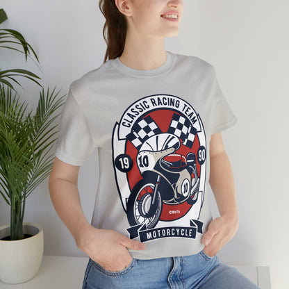 CLASSIC MOTORCYCLE RACING TEAM - Unisex Jersey Short Sleeve Tee