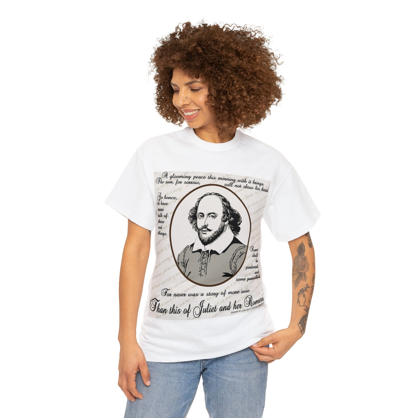 No Greater Tale of Woe... Juliet & Romeo.- Unisex Heavy Cotton Tee