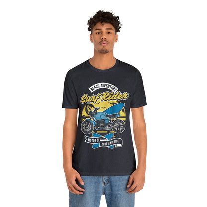 SURF RIDER - Printed in the USA - Unisex Jersey Short Sleeve Tee