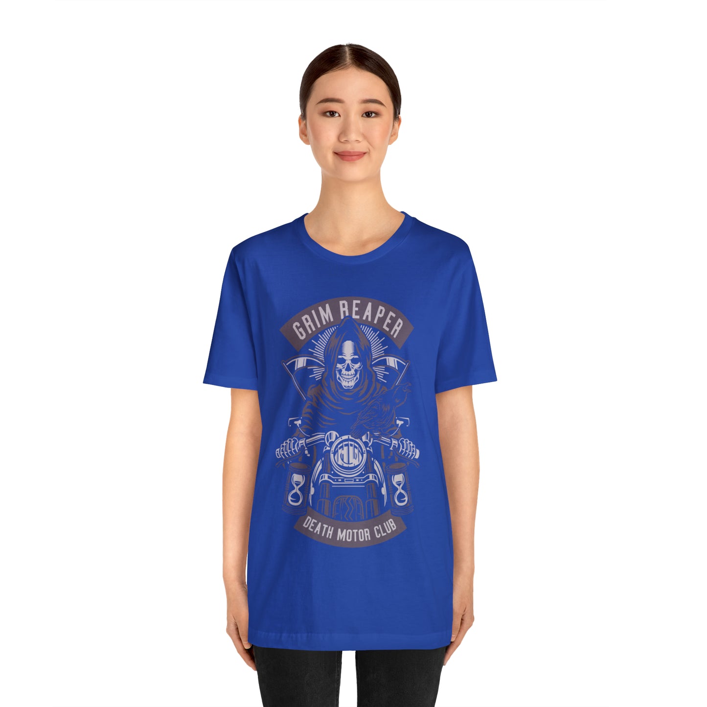 GRIM REAPER Moto Club - Unisex Jersey Short Sleeve Tee