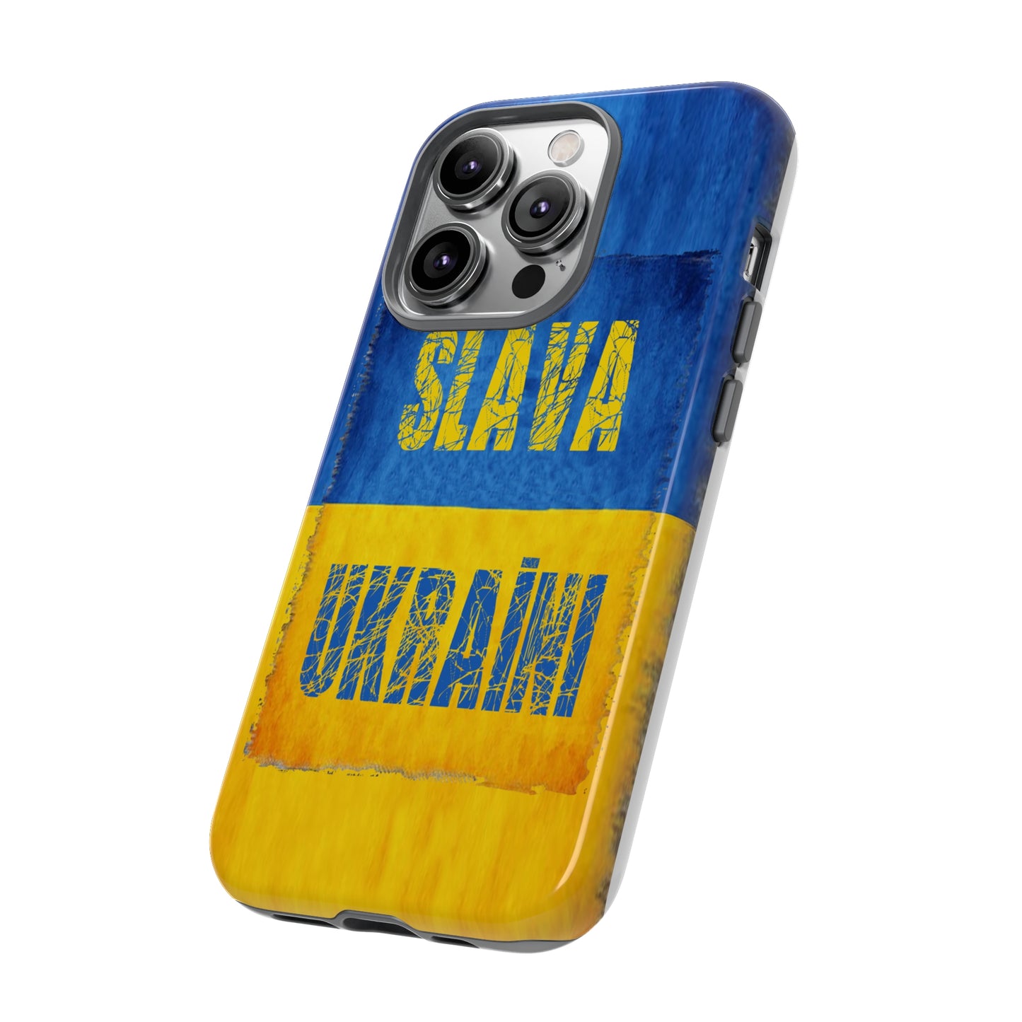 "SLAVA UKRAĪNI" FLAG - Tough Cases