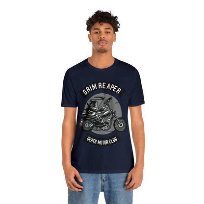 GRIM REAPER Death Motor Club - Unisex Jersey Short Sleeve Tee