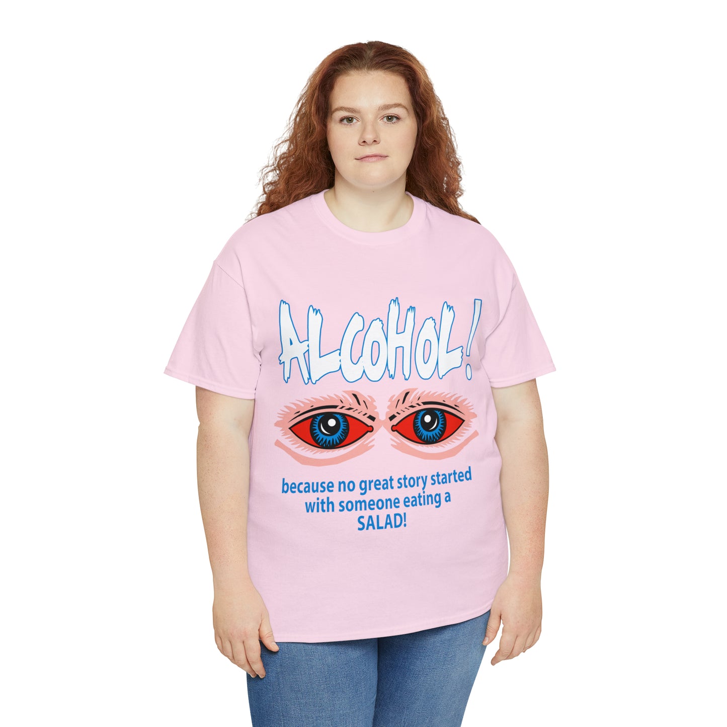 "ALC****" vs Salad  - Funny Shirt - Unisex Heavy Cotton Tee - USA