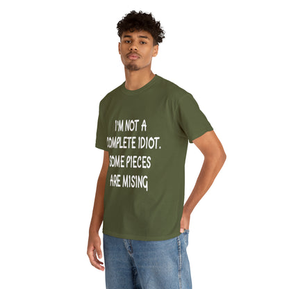 I'M NOT A COMPLETE ID***  - Unisex Heavy Cotton Tee - AUS