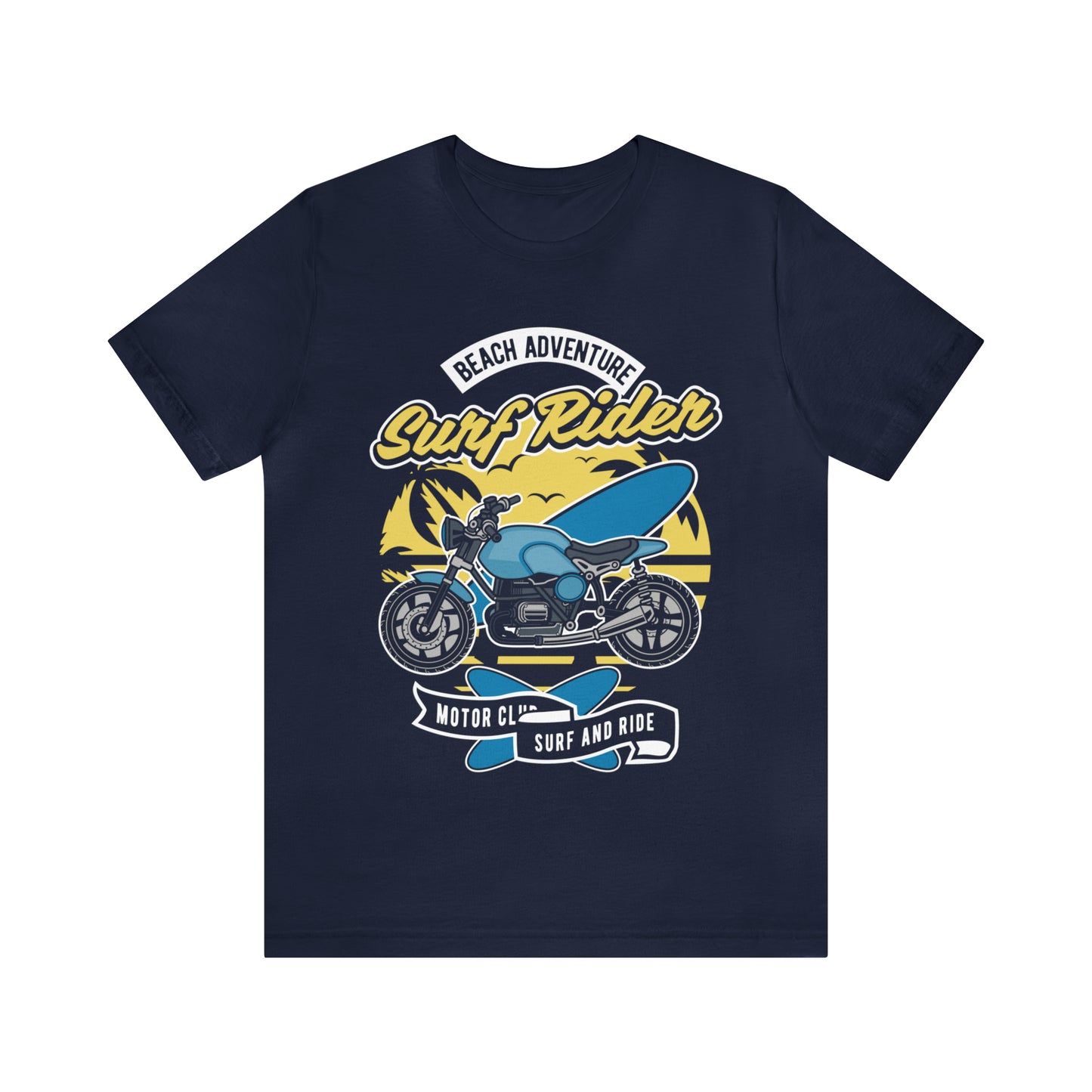 SURF RIDER - Printed in the USA - Unisex Jersey Short Sleeve Tee