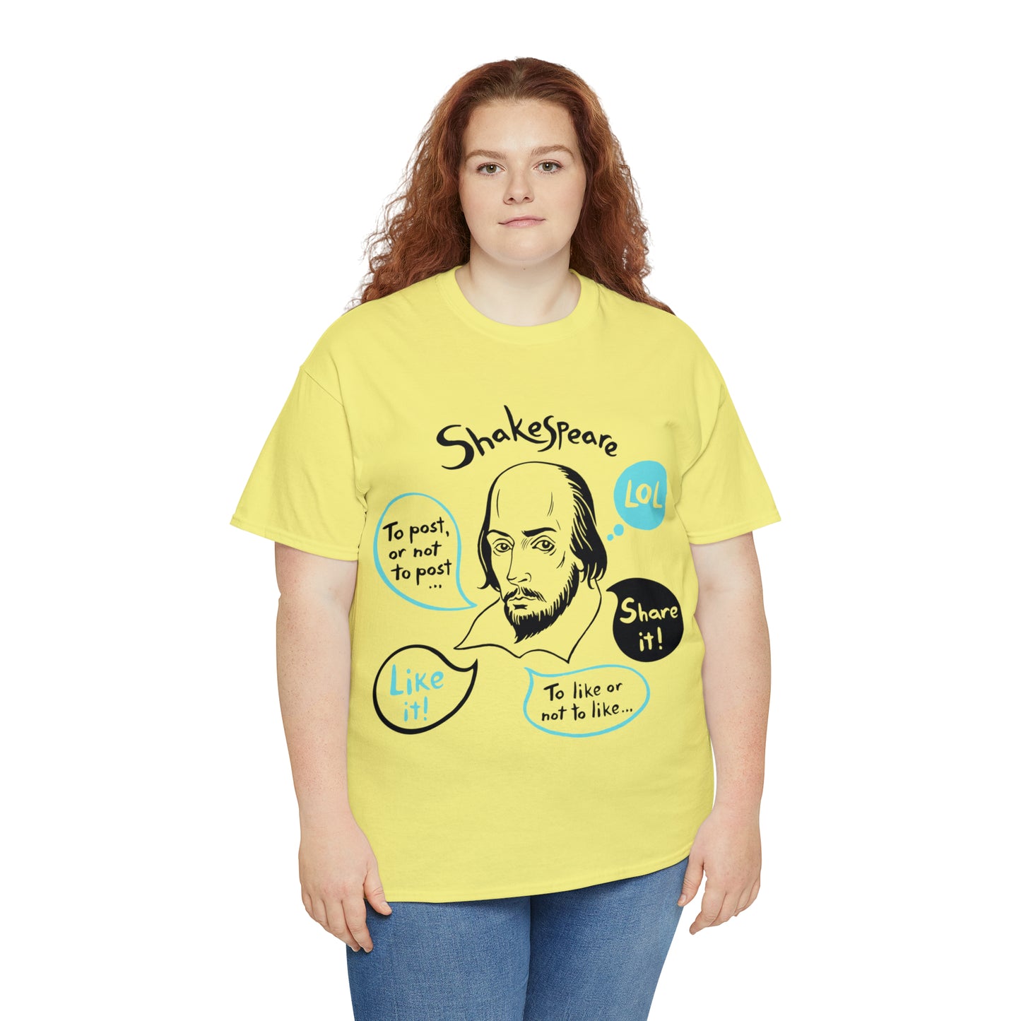 21st Century SHAKESPEARE  (light) - Unisex Heavy Cotton Tee