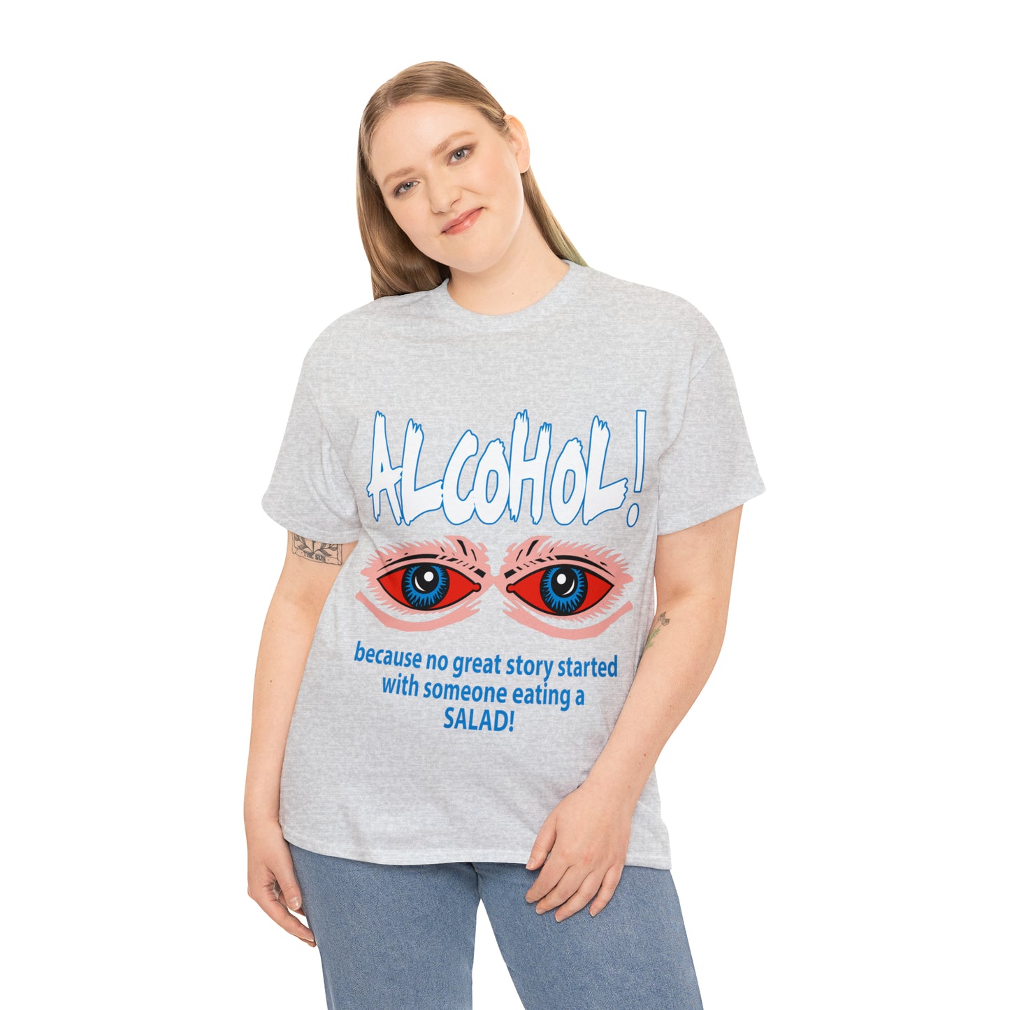 "ALC****" vs Salad - Funny Unisex Heavy Cotton Tee - AUS