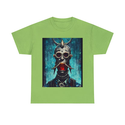 CYBER-STEAMPUNK BOUNTY-HUNTER - Airt on a Shirt  - Unisex Heavy Cotton Tee - AUS