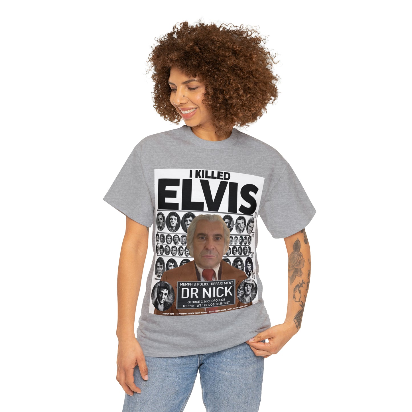 I KI**** ELVIS  - Unisex Heavy Cotton Tee - AUS