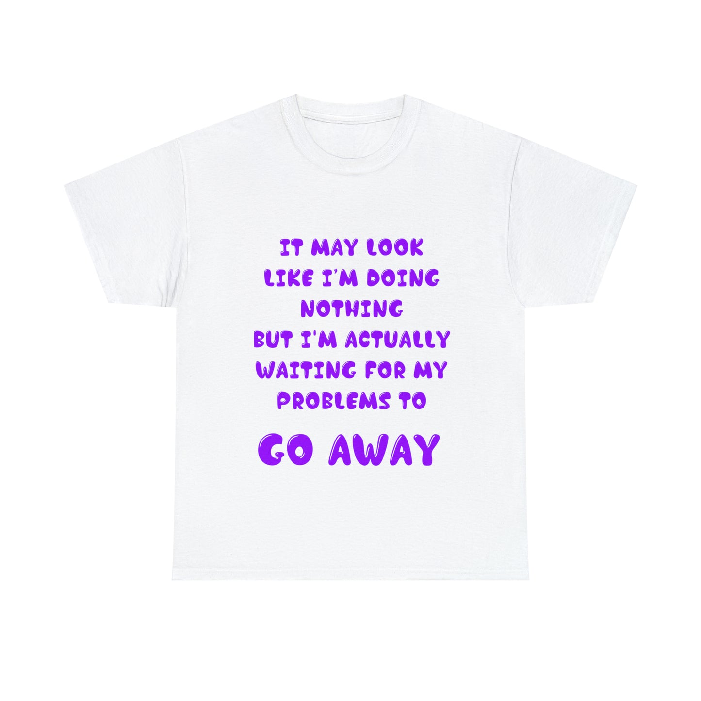It May Look Like I'm Doing Nothing...  - Unisex Heavy Cotton Tee - AUS