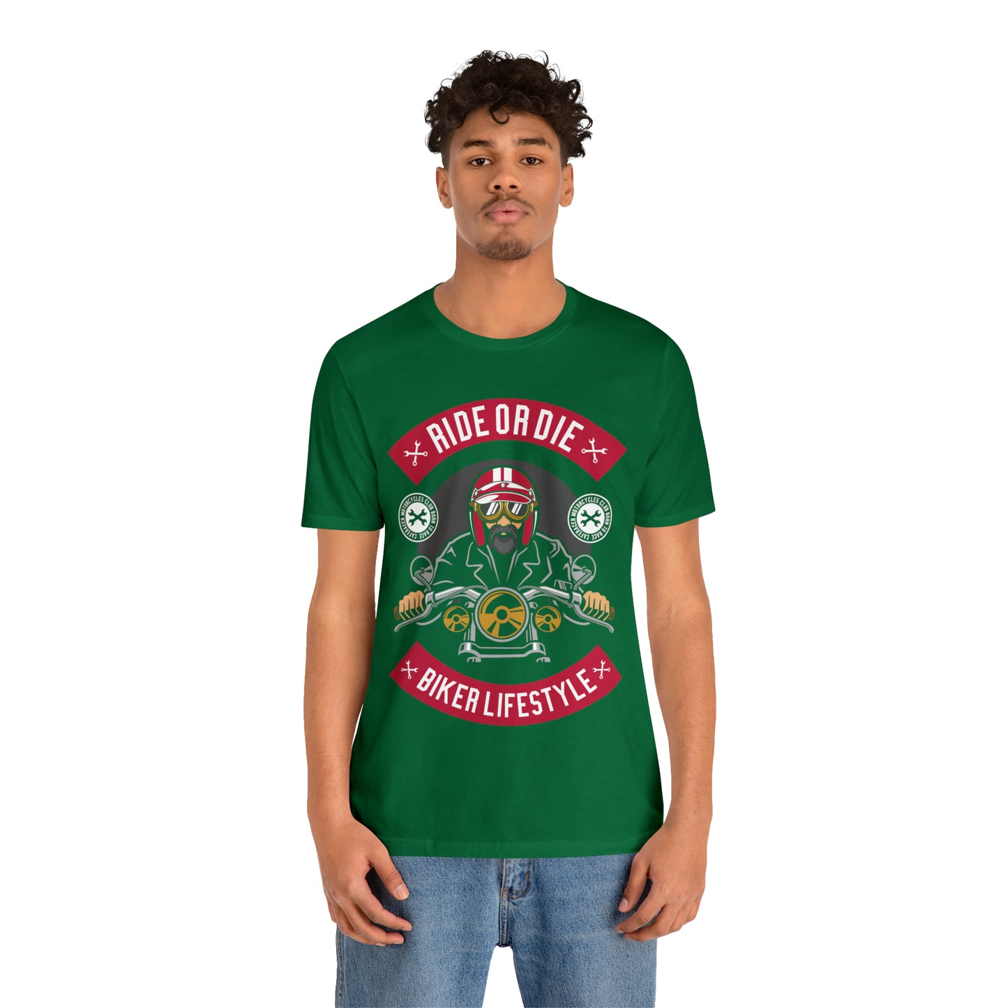 BIKER LIFESTYLE - Ride or Die - Unisex Jersey Short Sleeve Tee