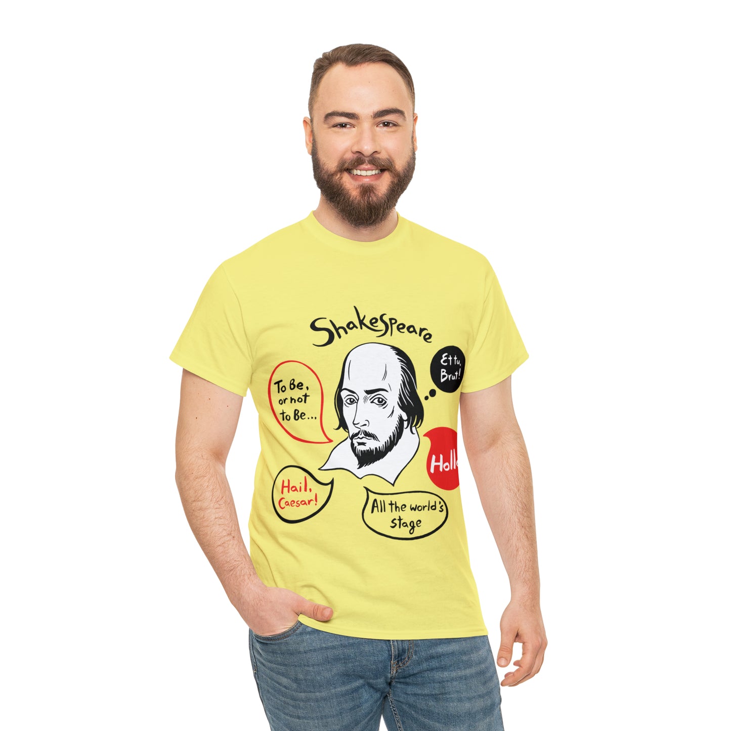 SHAKESPEARE (light) - Unisex Heavy Cotton Tee