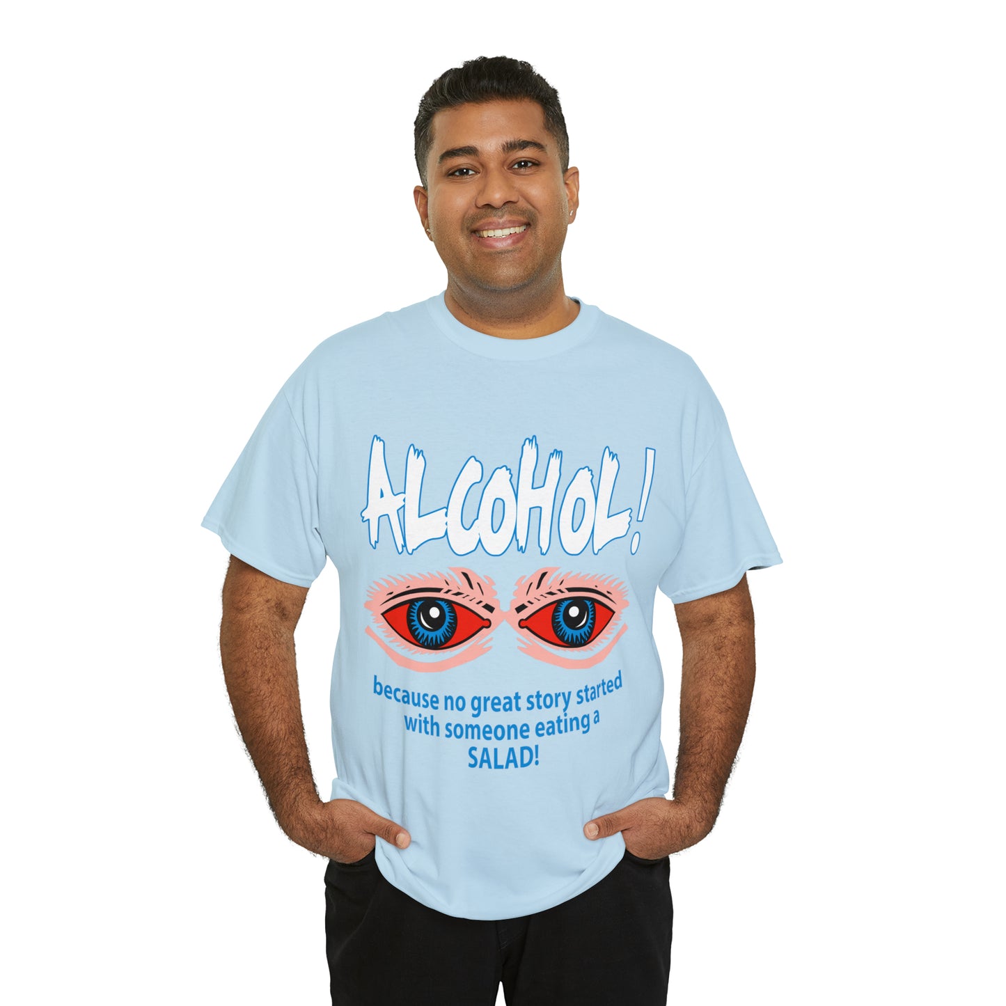 "ALC****" vs Salad  - Funny Shirt - Unisex Heavy Cotton Tee - USA