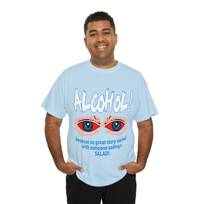 "ALC****" vs Salad  - Funny Shirt - Unisex Heavy Cotton Tee - USA