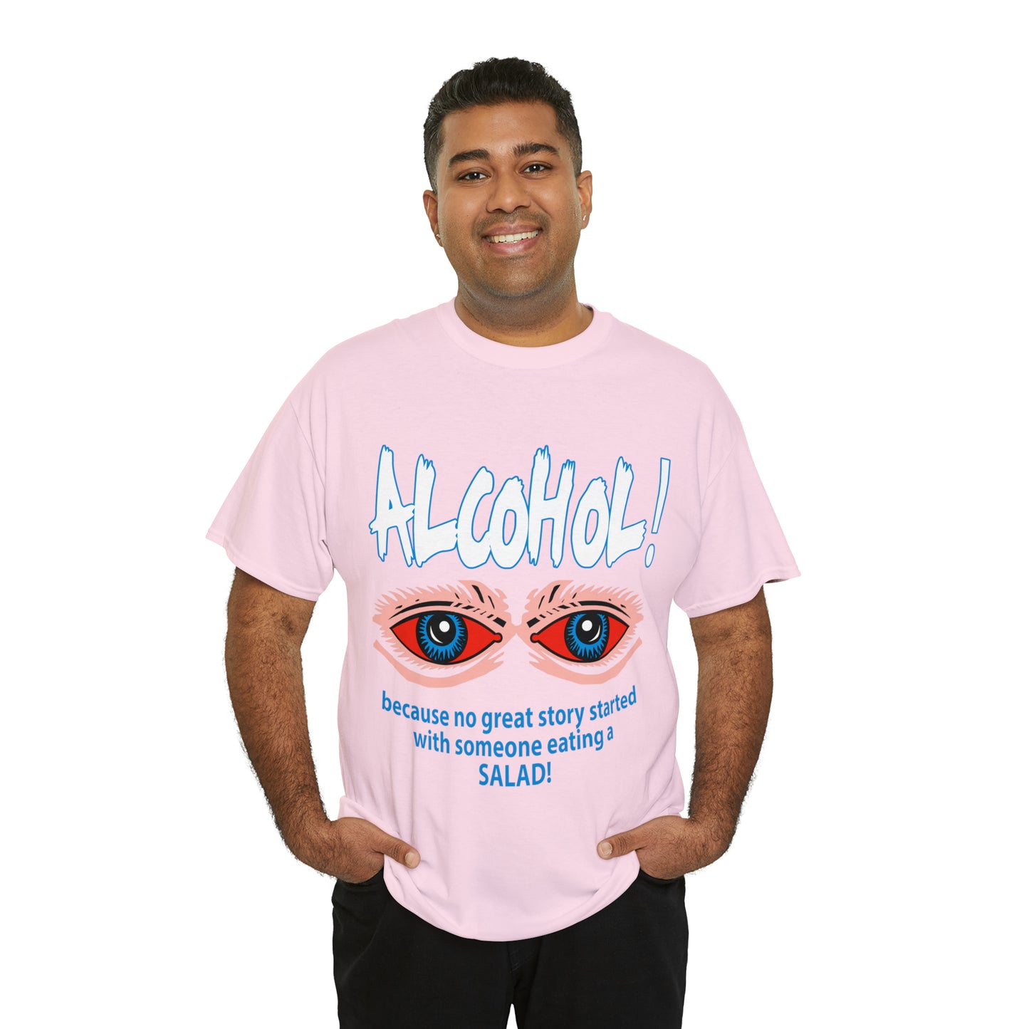 "ALC****" vs Salad  - Funny Shirt - Unisex Heavy Cotton Tee - USA