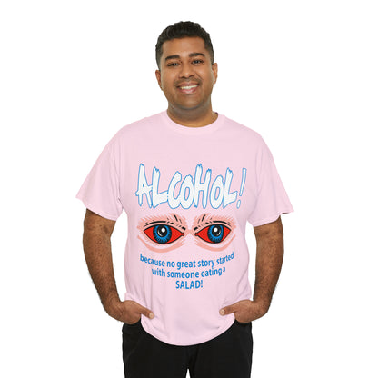 "ALC****" vs Salad  - Funny Shirt - Unisex Heavy Cotton Tee - USA
