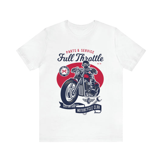 FULL THROTTLE Parts & Service - Unisex Jersey Short Sleeve Tee