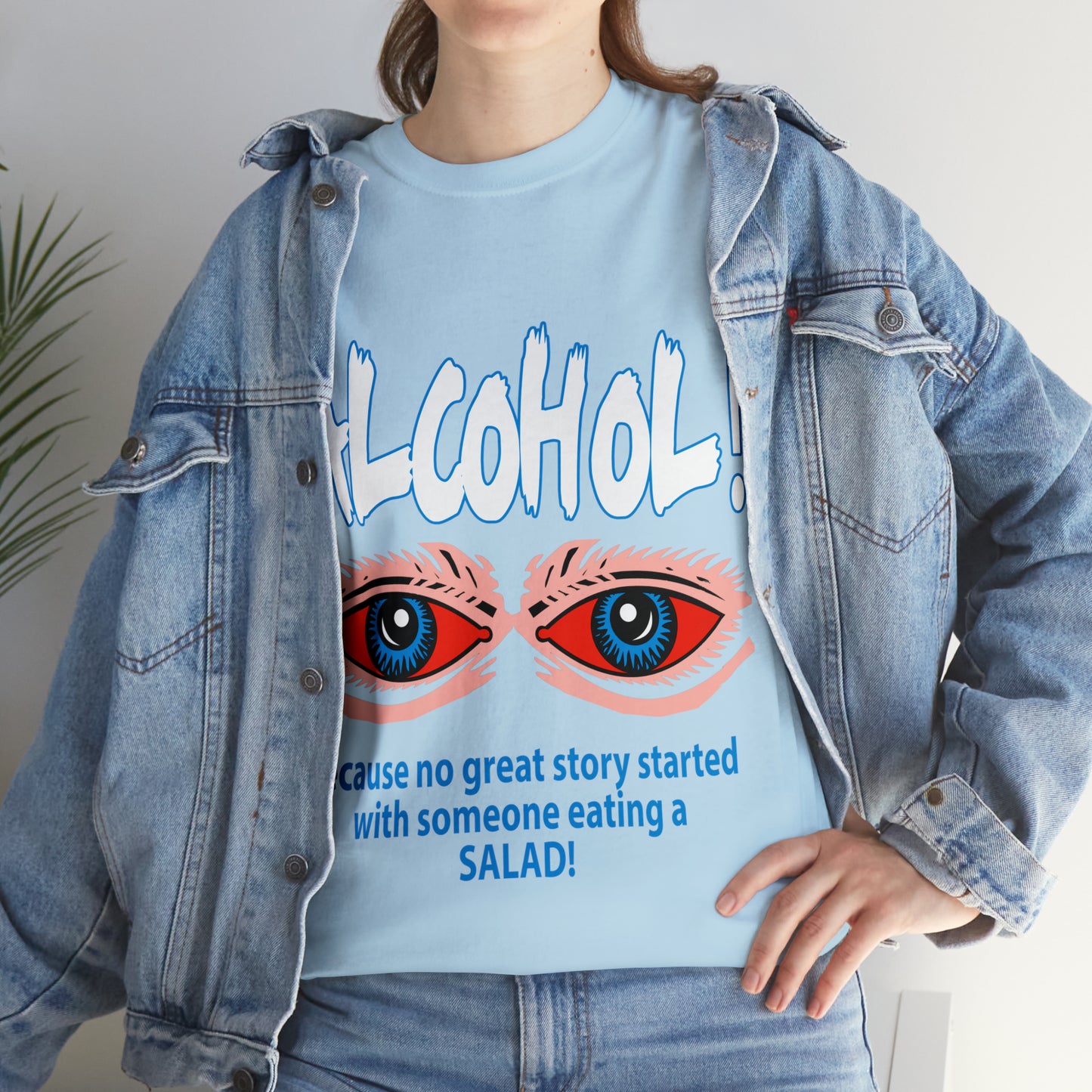 "ALC****" vs Salad - Funny Unisex Heavy Cotton Tee - AUS