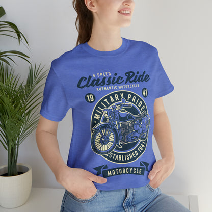 MILITARY RIDE Classic Pride - Unisex Jersey Short Sleeve Tee