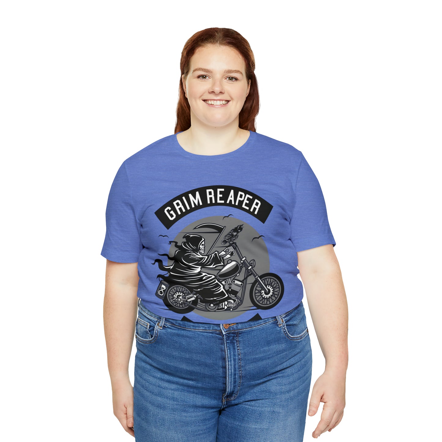GRIM REAPER Death Motor Club - Unisex Jersey Short Sleeve Tee