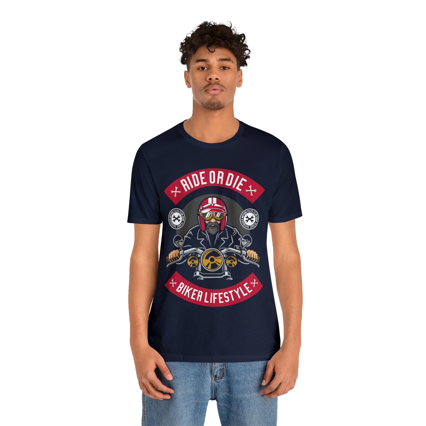 BIKER LIFESTYLE - Ride or Die - Unisex Jersey Short Sleeve Tee