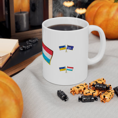 Ukrainian-Luxembourgian NATO Supporter Mug