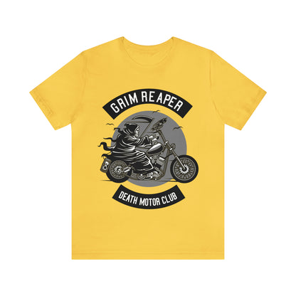 GRIM REAPER Death Motor Club - Unisex Jersey Short Sleeve Tee