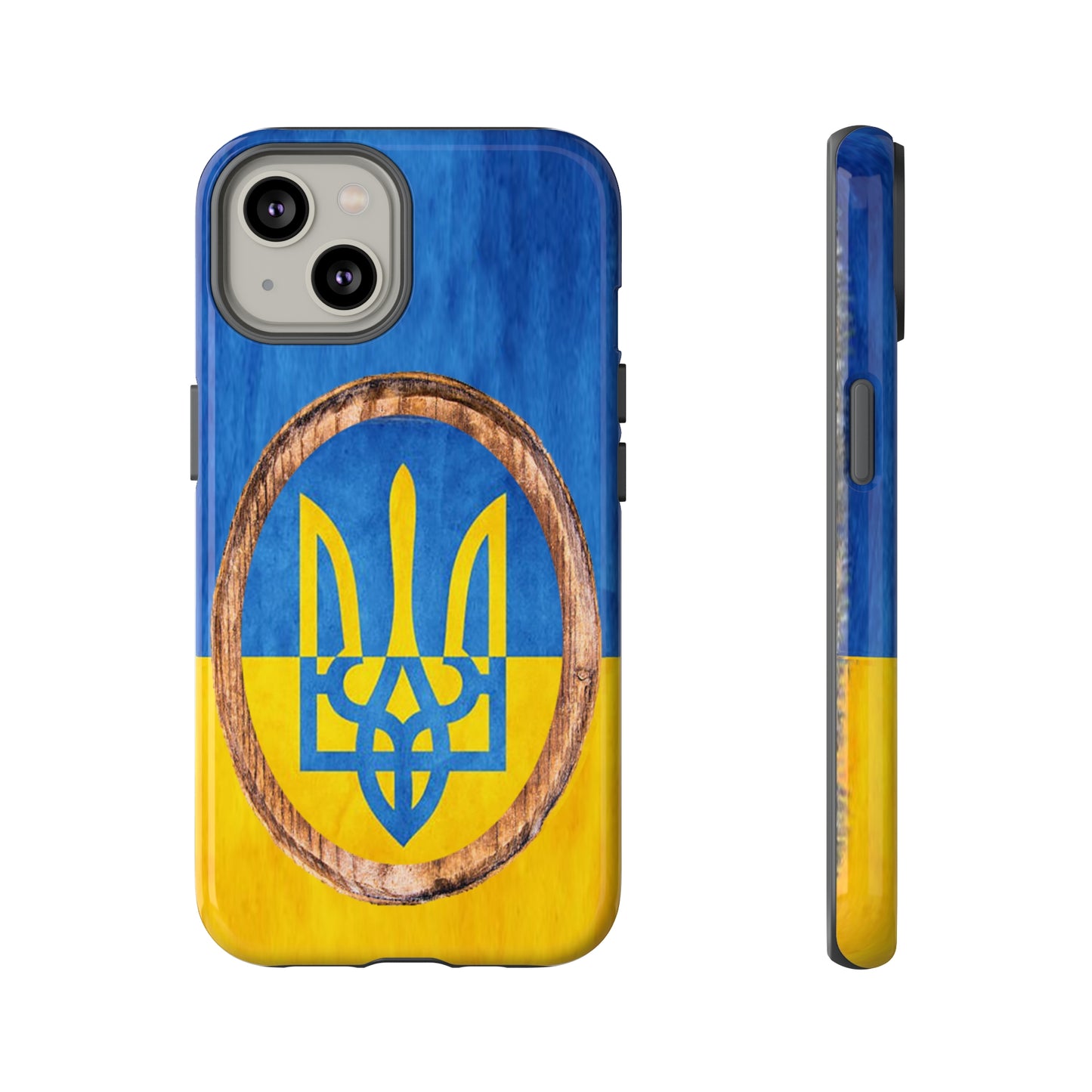 UKRAINE FLAG with TRIDENT - Tough Cases