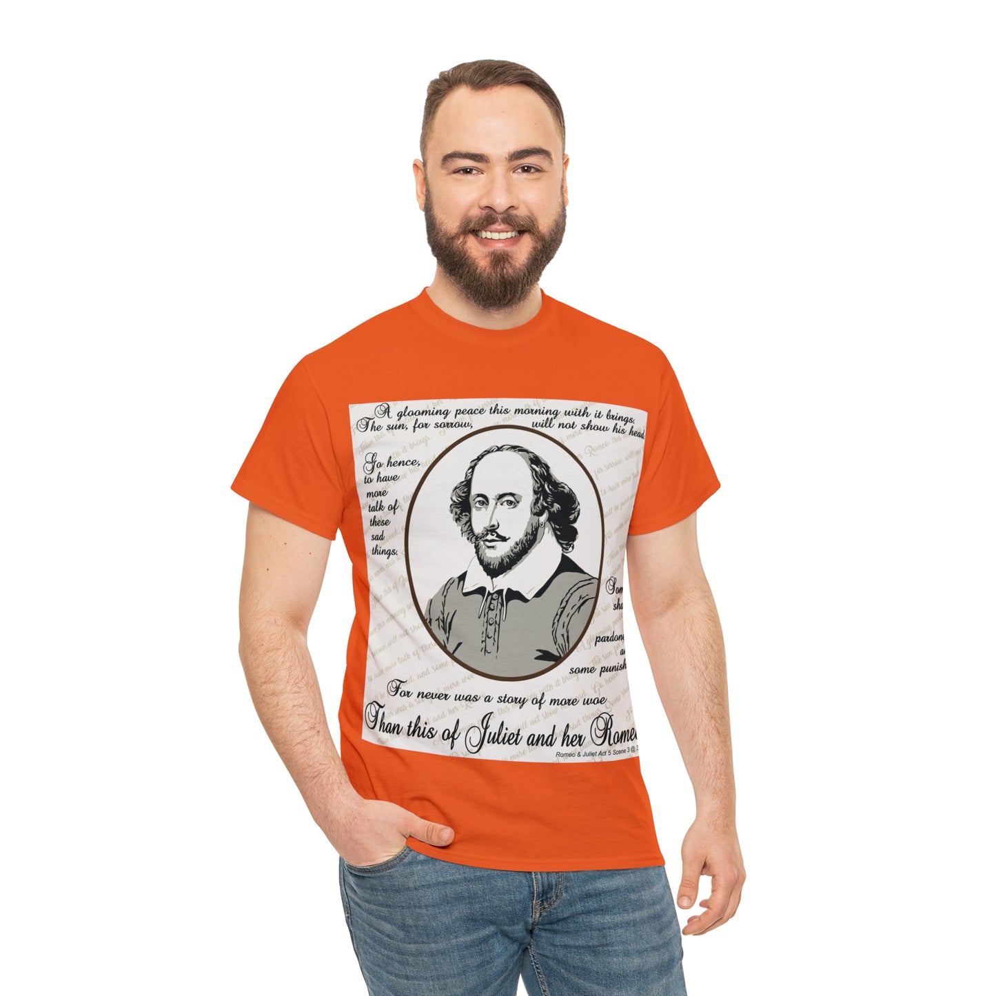 No Greater Tale of Woe... Juliet & Romeo.- Unisex Heavy Cotton Tee