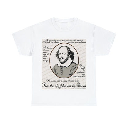 No Greater Tale of Woe... Juliet & Romeo.- Unisex Heavy Cotton Tee