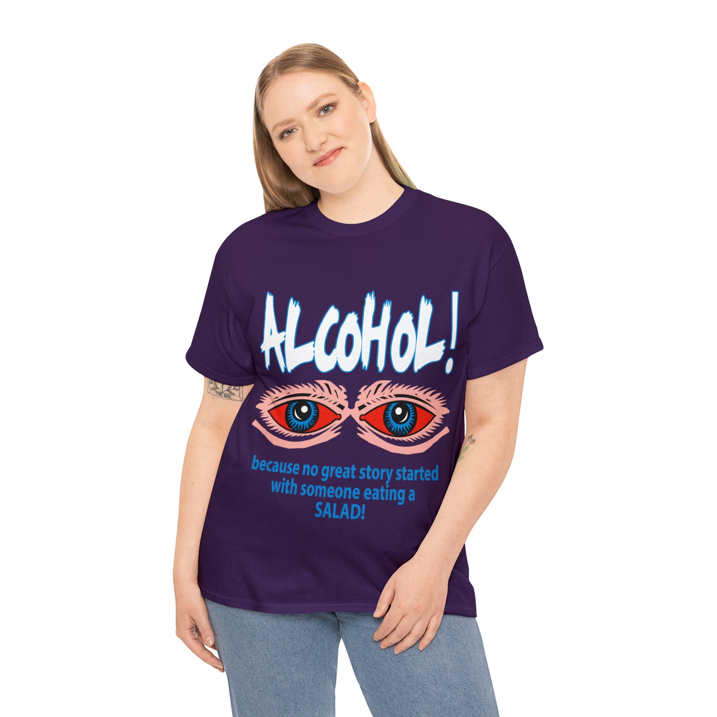 "ALC****" vs Salad - Funny Unisex Heavy Cotton Tee - AUS