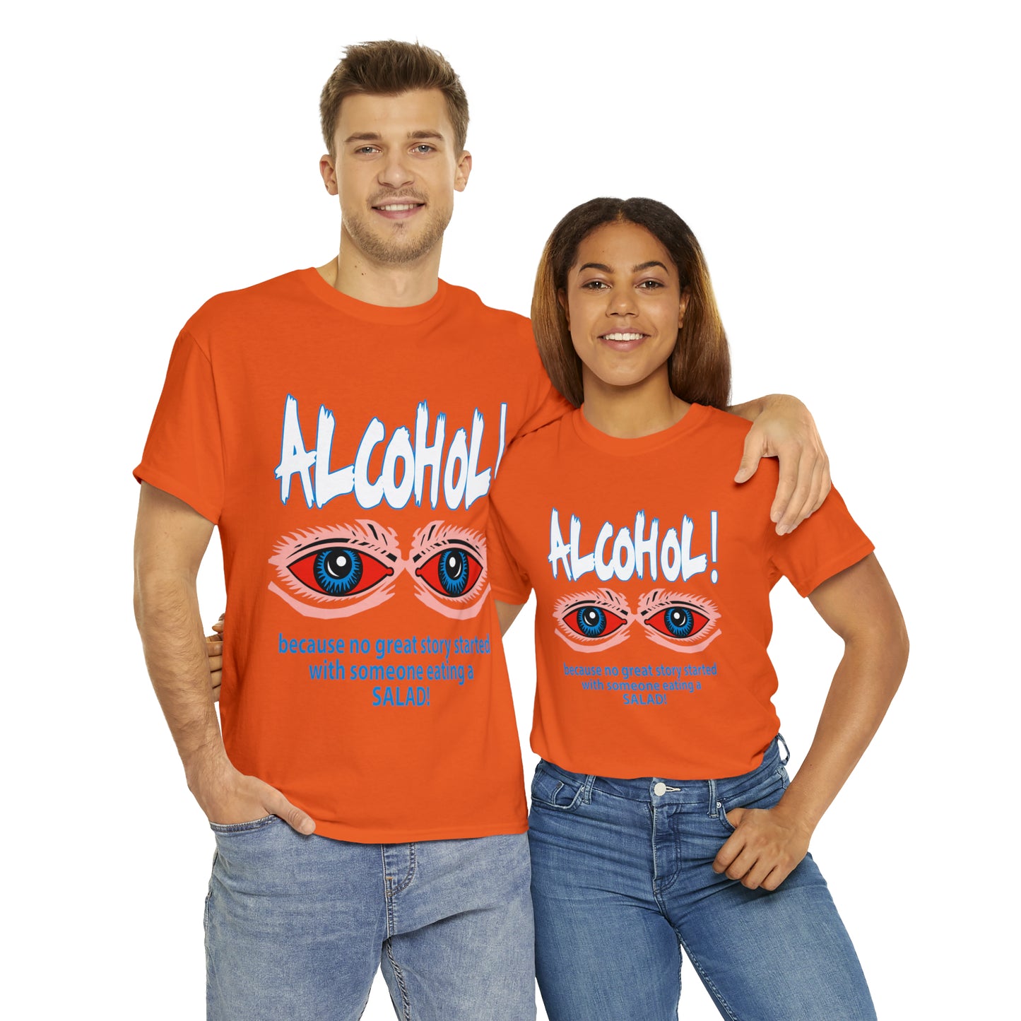 "ALC****" vs Salad - Funny Unisex Heavy Cotton Tee - AUS