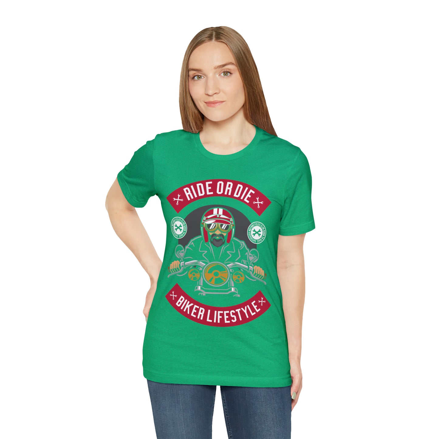 BIKER LIFESTYLE - Ride or Die - Unisex Jersey Short Sleeve Tee