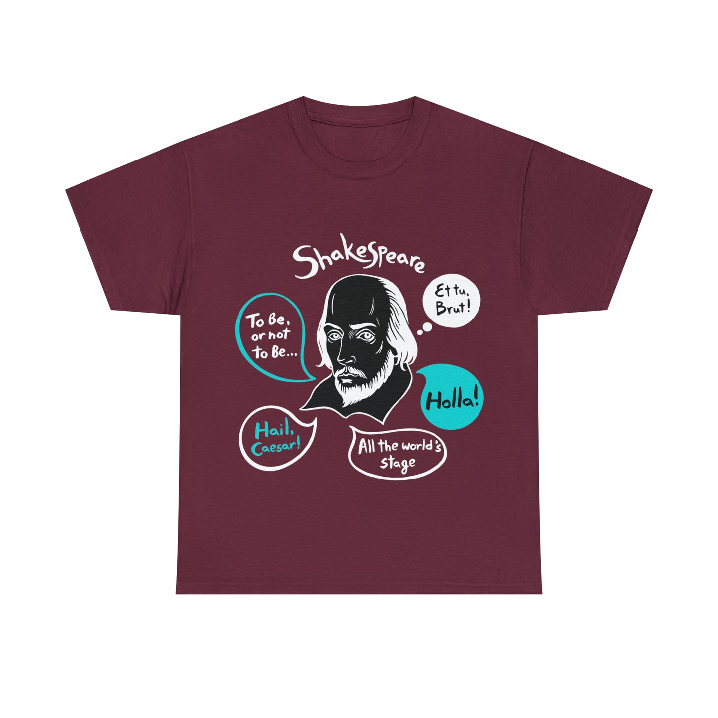 SHAKESPEARE (dark) - Unisex Heavy Cotton Tee