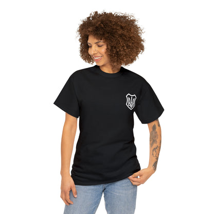 ICONIC UKRAINIAN TRIDENT T-SHIRT version 2 - Unisex Heavy Cotton Tee - AUS