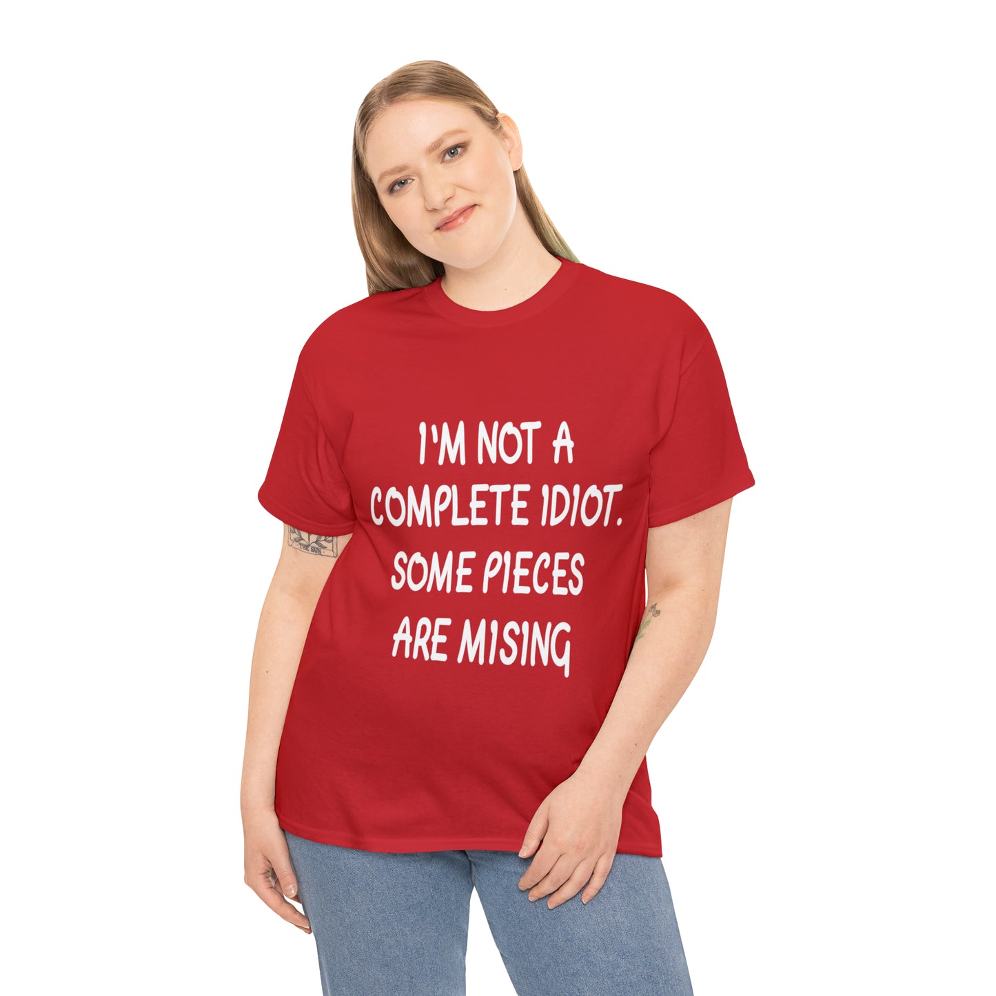 I'M NOT A COMPLETE ID***  - Unisex Heavy Cotton Tee - AUS