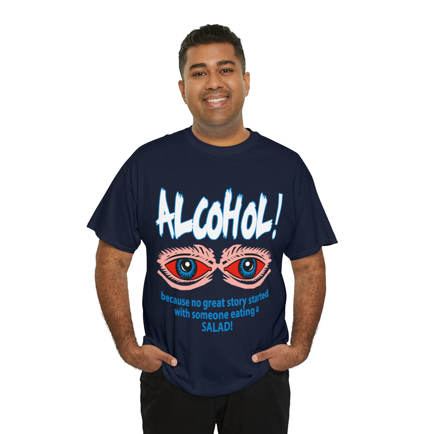 "ALC****" vs Salad  - Funny Shirt - Unisex Heavy Cotton Tee - USA