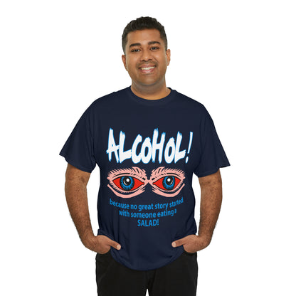 "ALC****" vs Salad  - Funny Shirt - Unisex Heavy Cotton Tee - USA