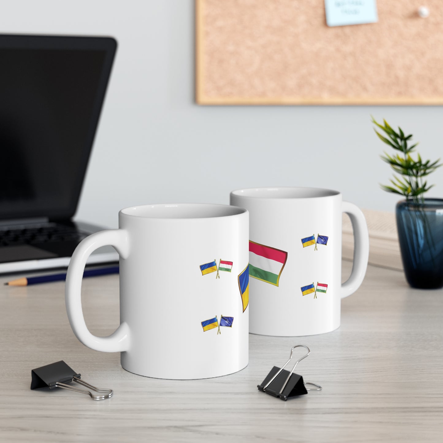 Ukrainian-Hungarian NATO Supporter Mug