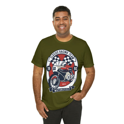 CLASSIC MOTORCYCLE RACING TEAM - Unisex Jersey Short Sleeve Tee