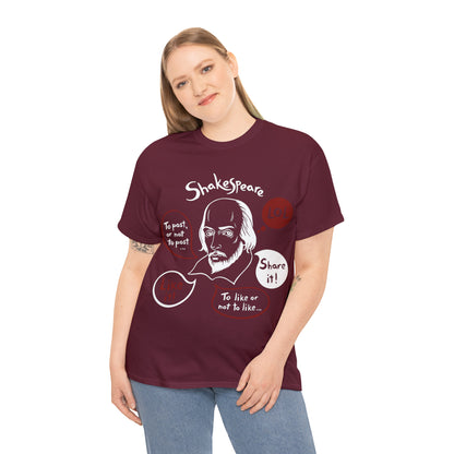 21st Century SHAKESPEARE (dark) - Unisex Heavy Cotton Tee