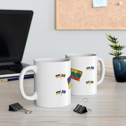 Ukrainian-Lithuanian NATO Supporter Mug