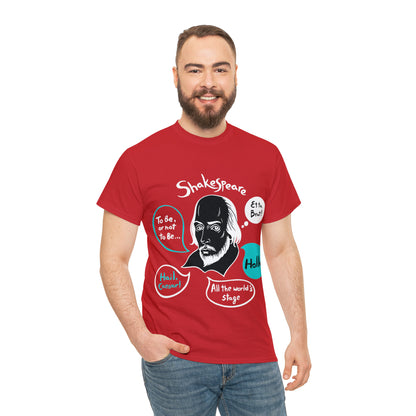 SHAKESPEARE (dark) - Unisex Heavy Cotton Tee