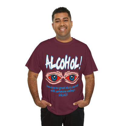 "ALC****" vs Salad  - Funny Shirt - Unisex Heavy Cotton Tee - USA