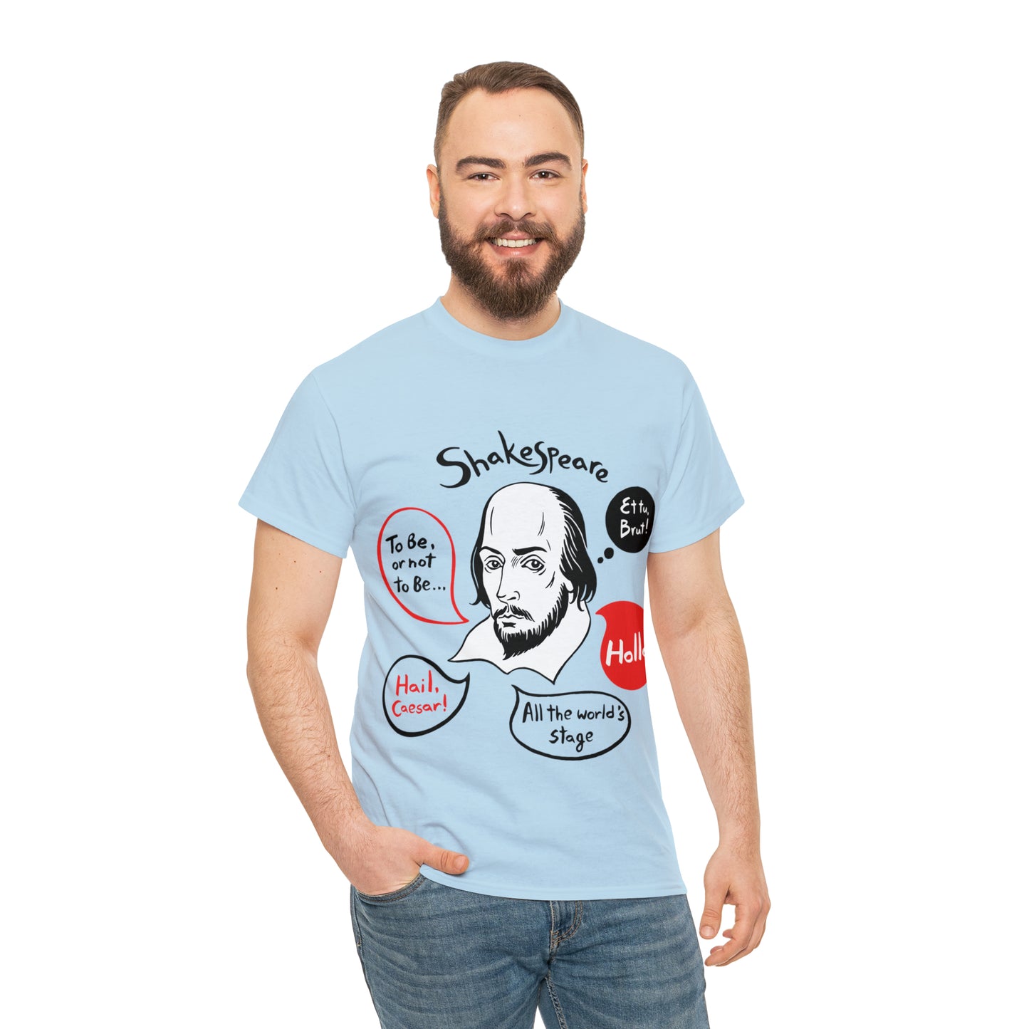 SHAKESPEARE (light) - Unisex Heavy Cotton Tee