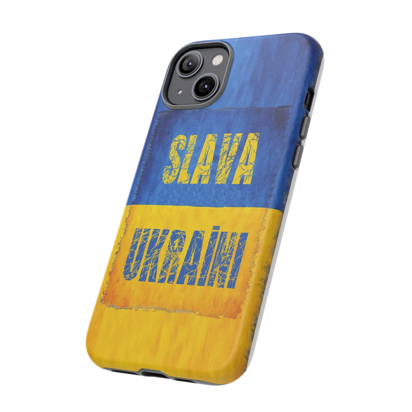 "SLAVA UKRAĪNI" FLAG - Tough Cases