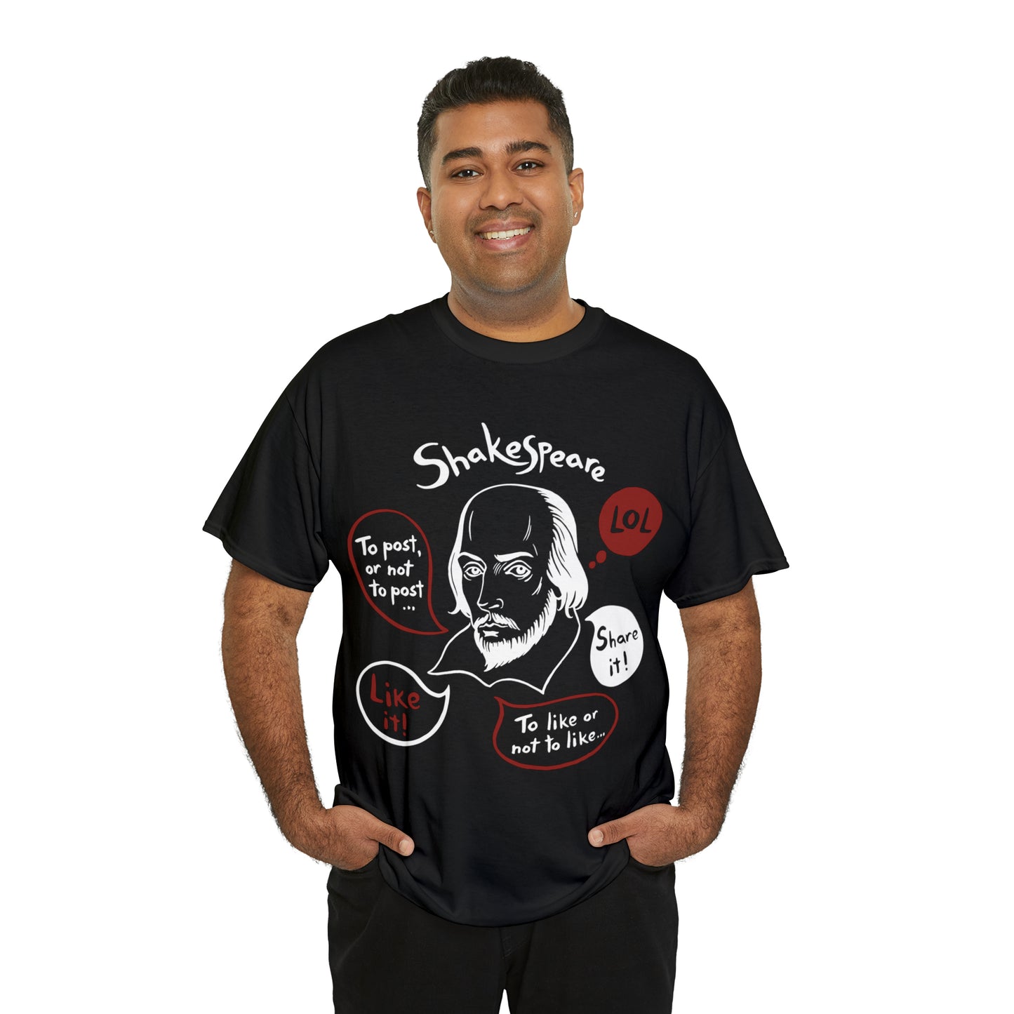 21st Century SHAKESPEARE (dark) - Unisex Heavy Cotton Tee