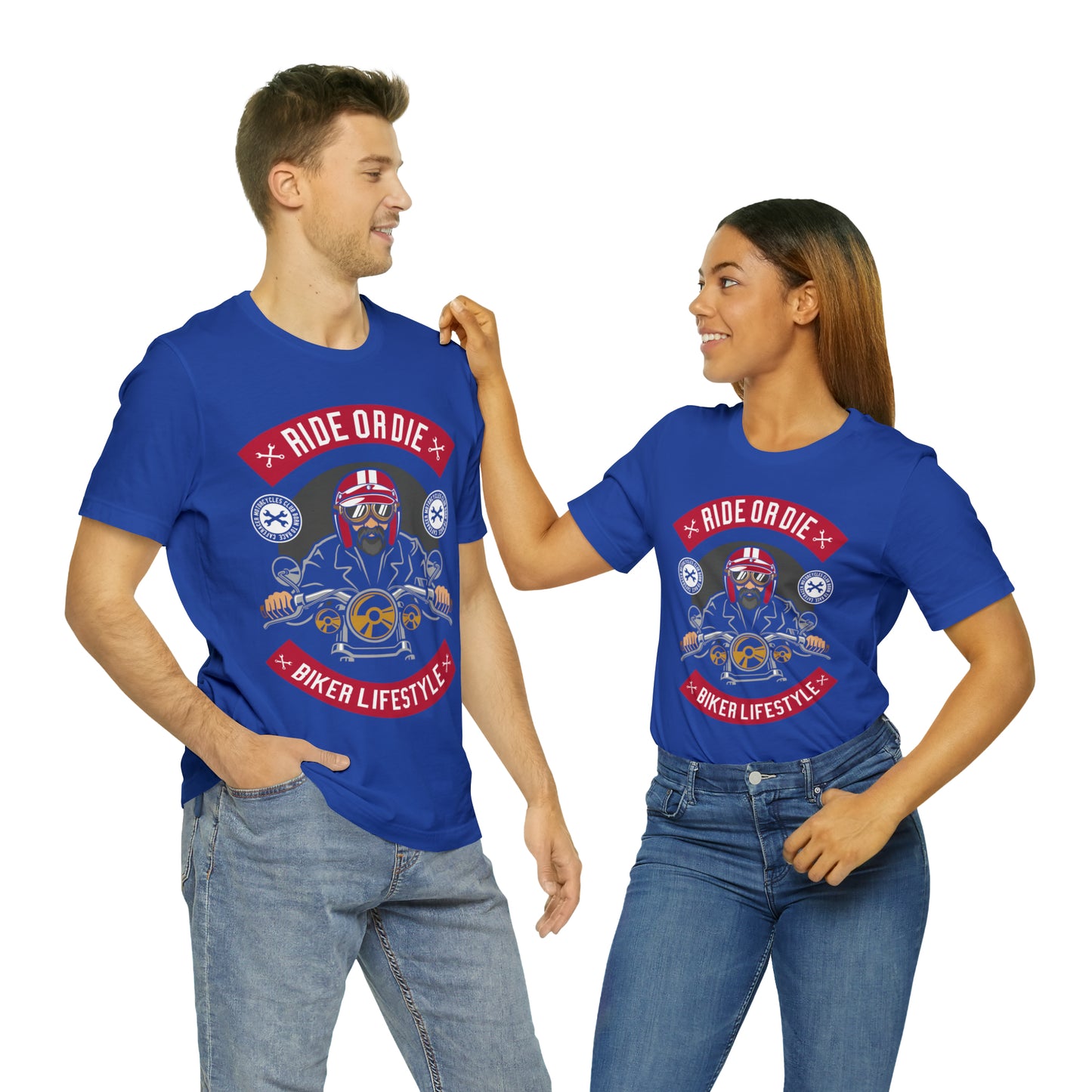 BIKER LIFESTYLE - Ride or Die - Unisex Jersey Short Sleeve Tee