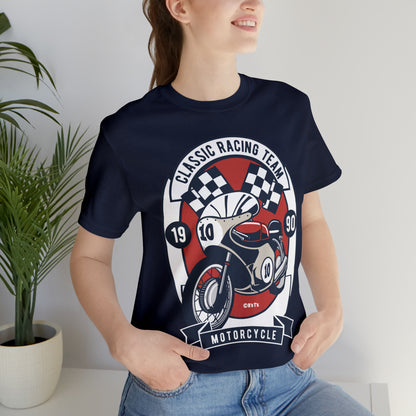 CLASSIC MOTORCYCLE RACING TEAM - Unisex Jersey Short Sleeve Tee