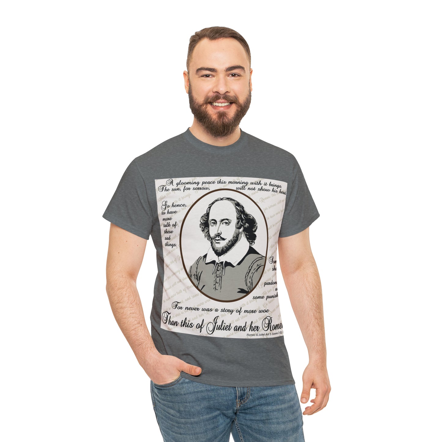 No Greater Tale of Woe... Juliet & Romeo.- Unisex Heavy Cotton Tee